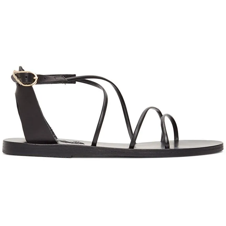 Ancient Greek Sandals Black Meloivia Sandals
