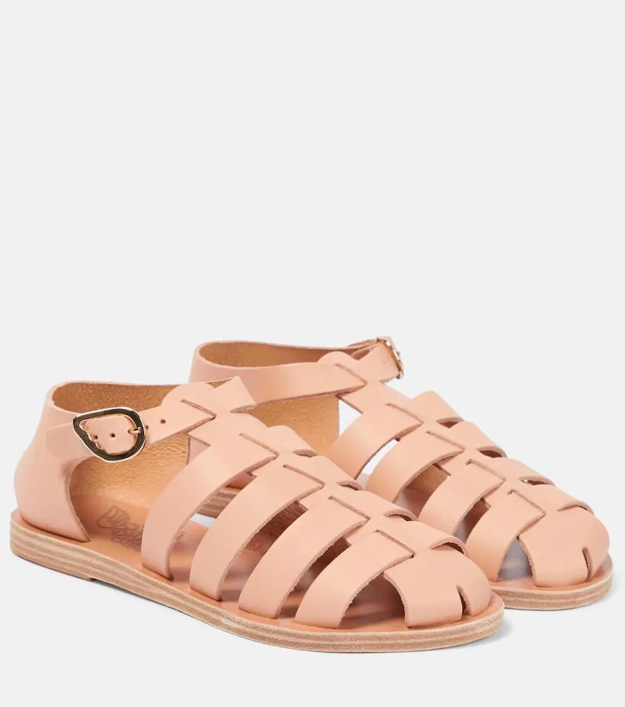 Ancient Greek Sandals Homeria leather fisherman sandals