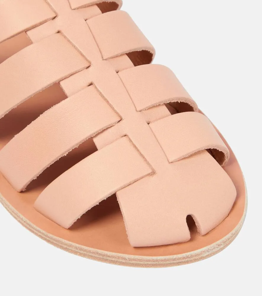 Ancient Greek Sandals Homeria leather fisherman sandals