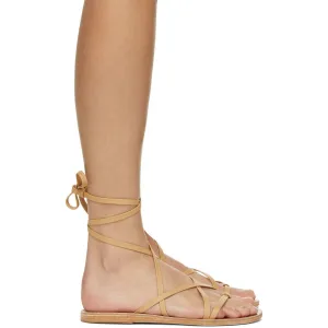 Ancient Greek Sandals Tan Morfi Sandals