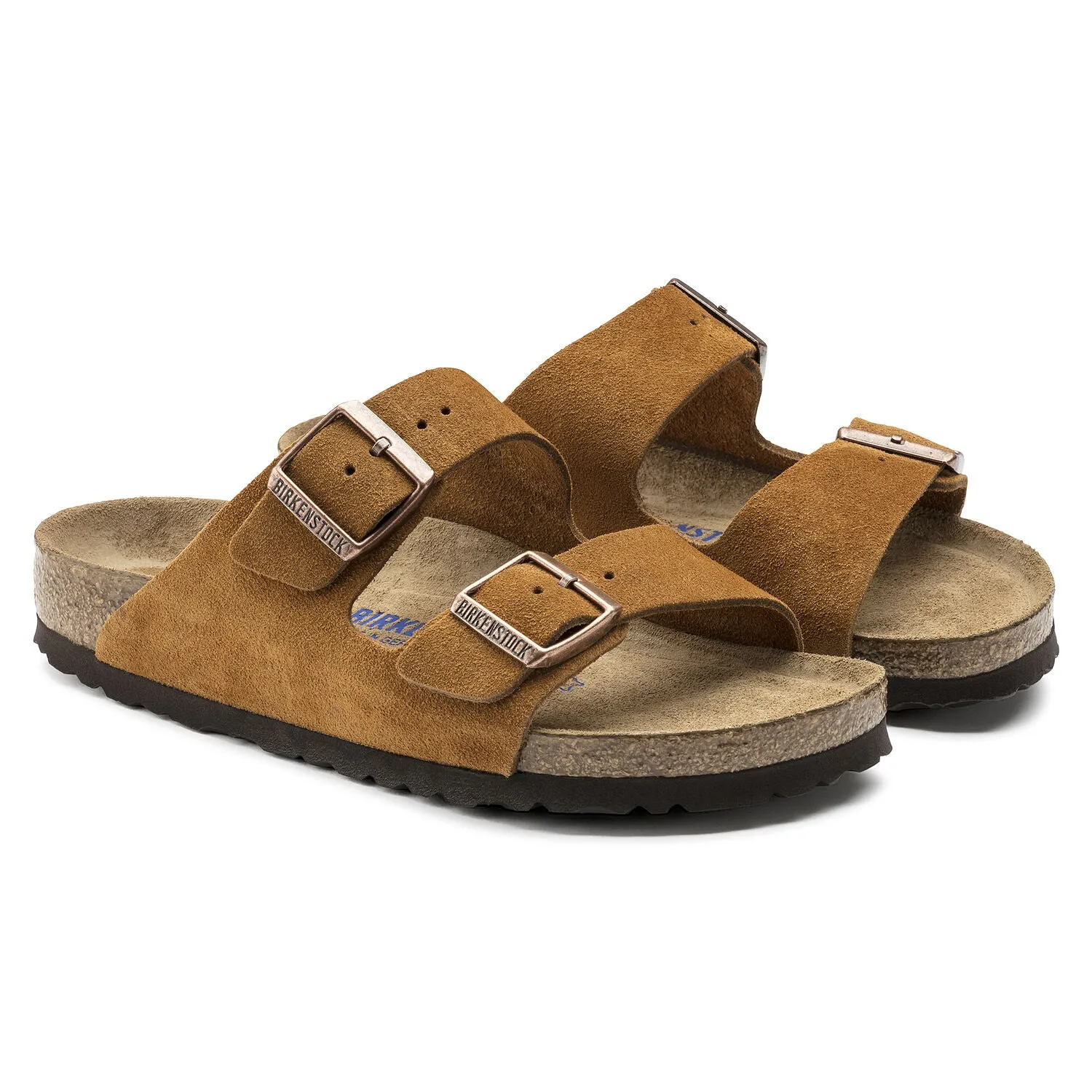 BIRKENSTOCK ARIZONA MINK SUEDE LEATHER