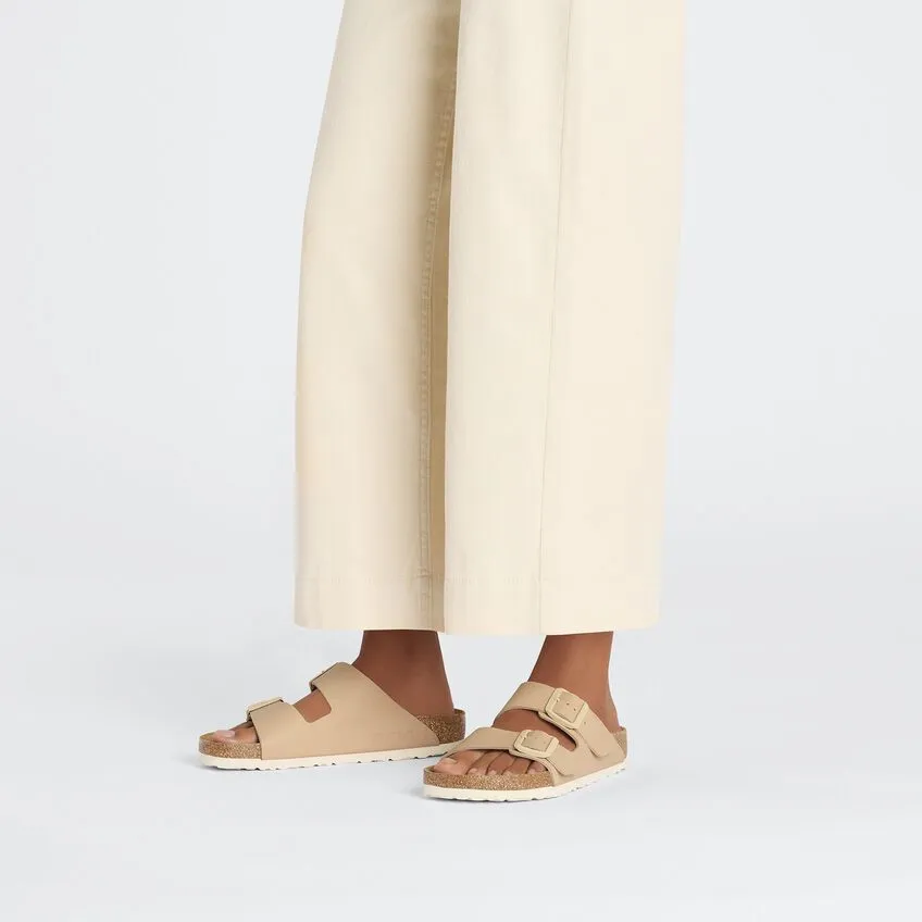 Birkenstock Arizona Two-Strap Birko-Flor Sandals New Beige Regular Fit