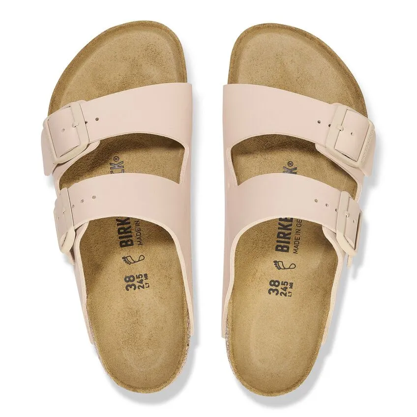 Birkenstock Arizona Two-Strap Birko-Flor Sandals New Beige Regular Fit