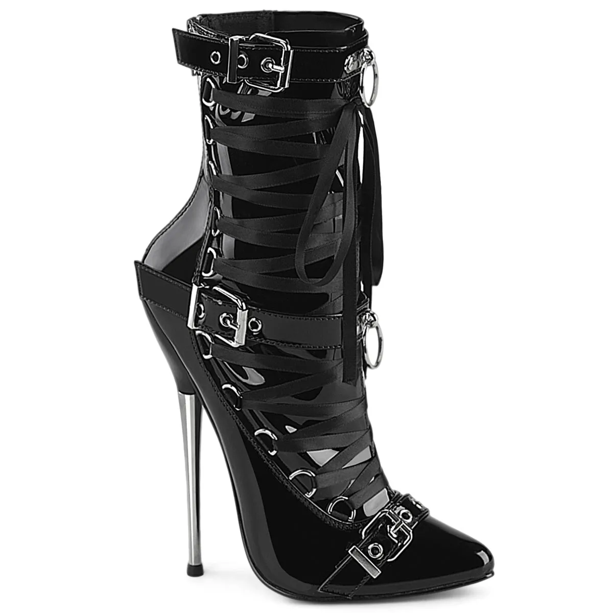 Brass 6-inch Heel Ankle Boot DAGGER-1032