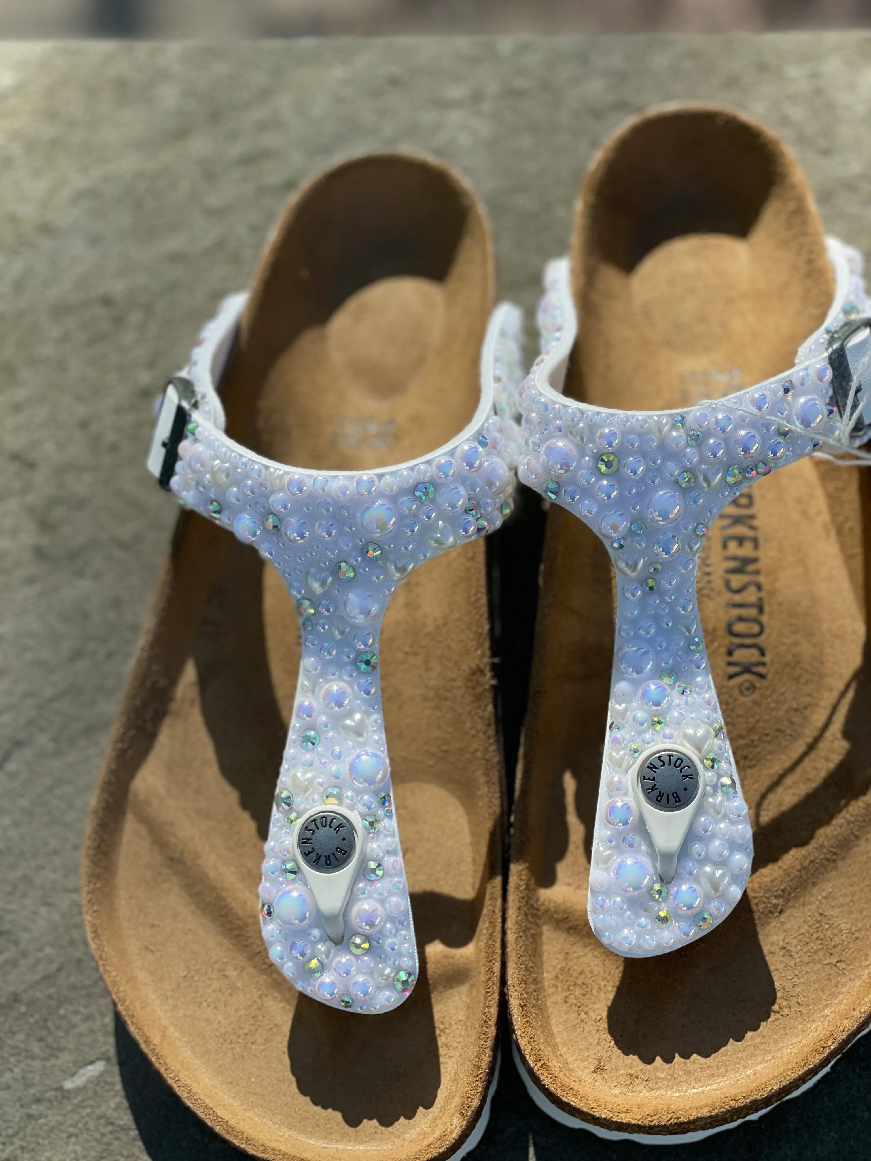Bridal Bedazzled Birkenstock Gizeh