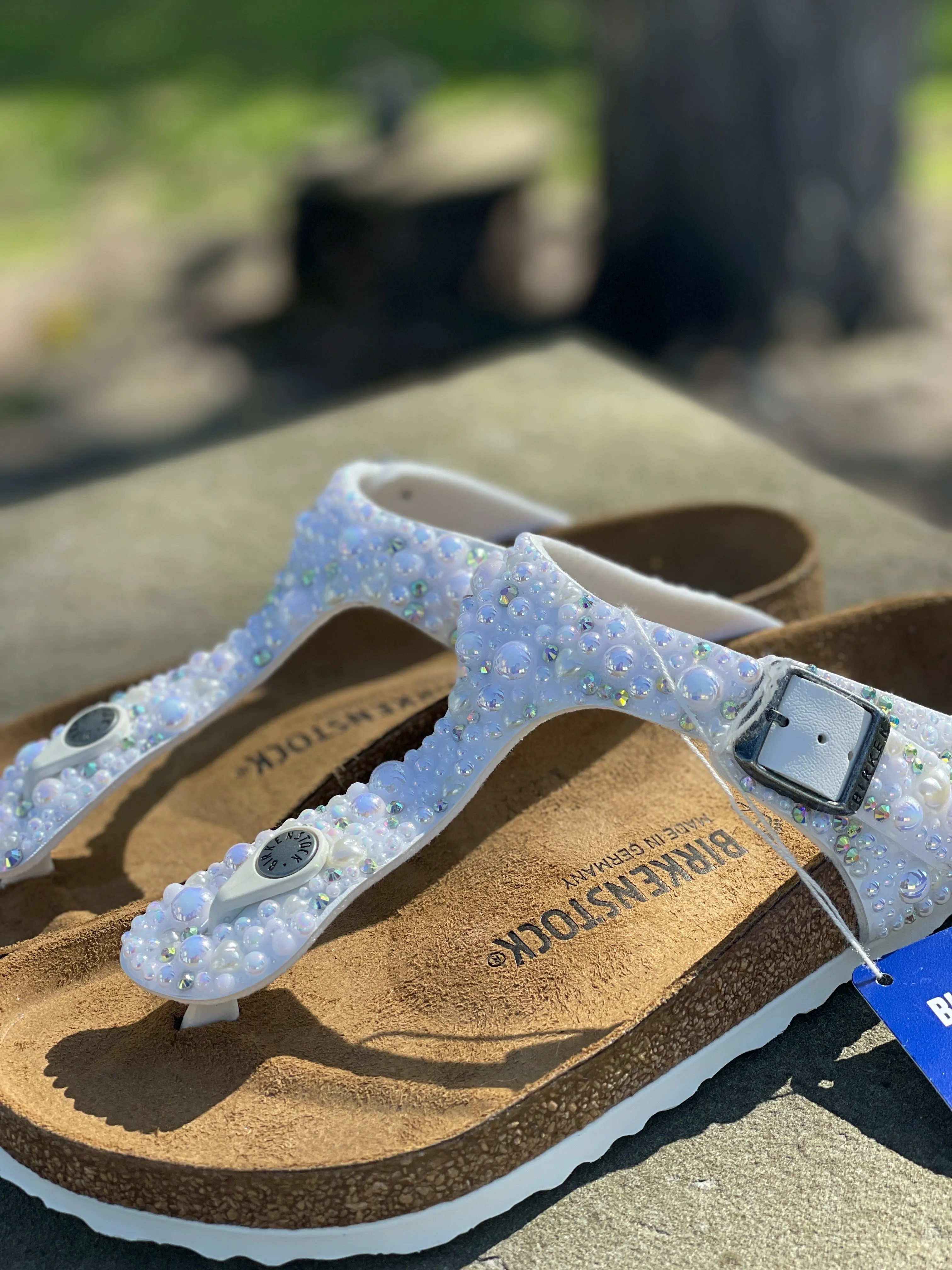 Bridal Bedazzled Birkenstock Gizeh