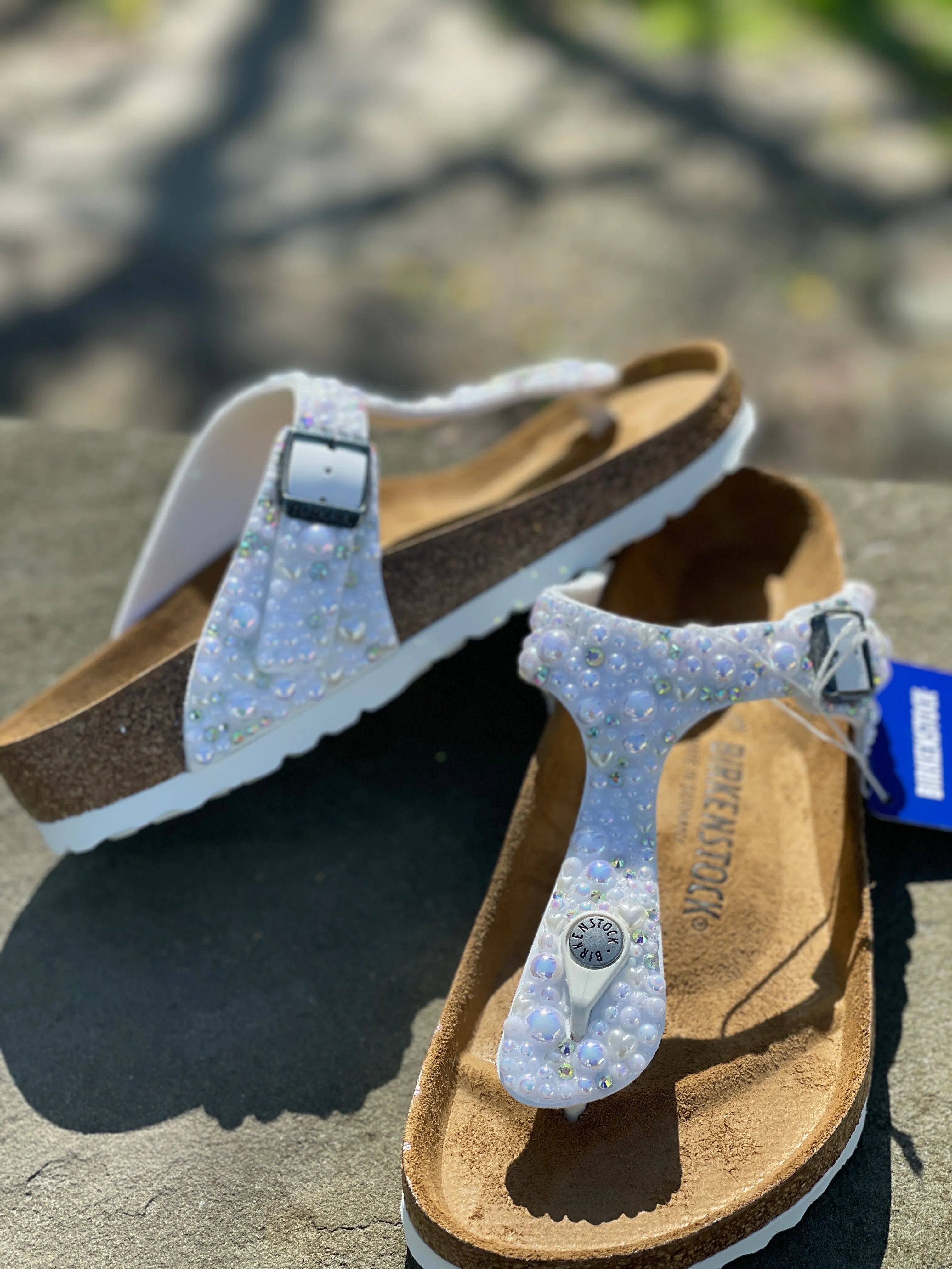 Bridal Bedazzled Birkenstock Gizeh