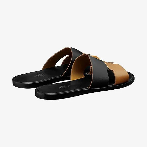 Hermes Epsom Bi Color Izmir Mens Sandals