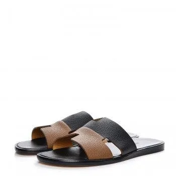 Hermes Epsom Bi Color Izmir Mens Sandals