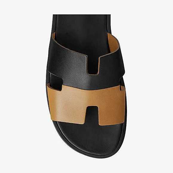 Hermes Epsom Bi Color Izmir Mens Sandals