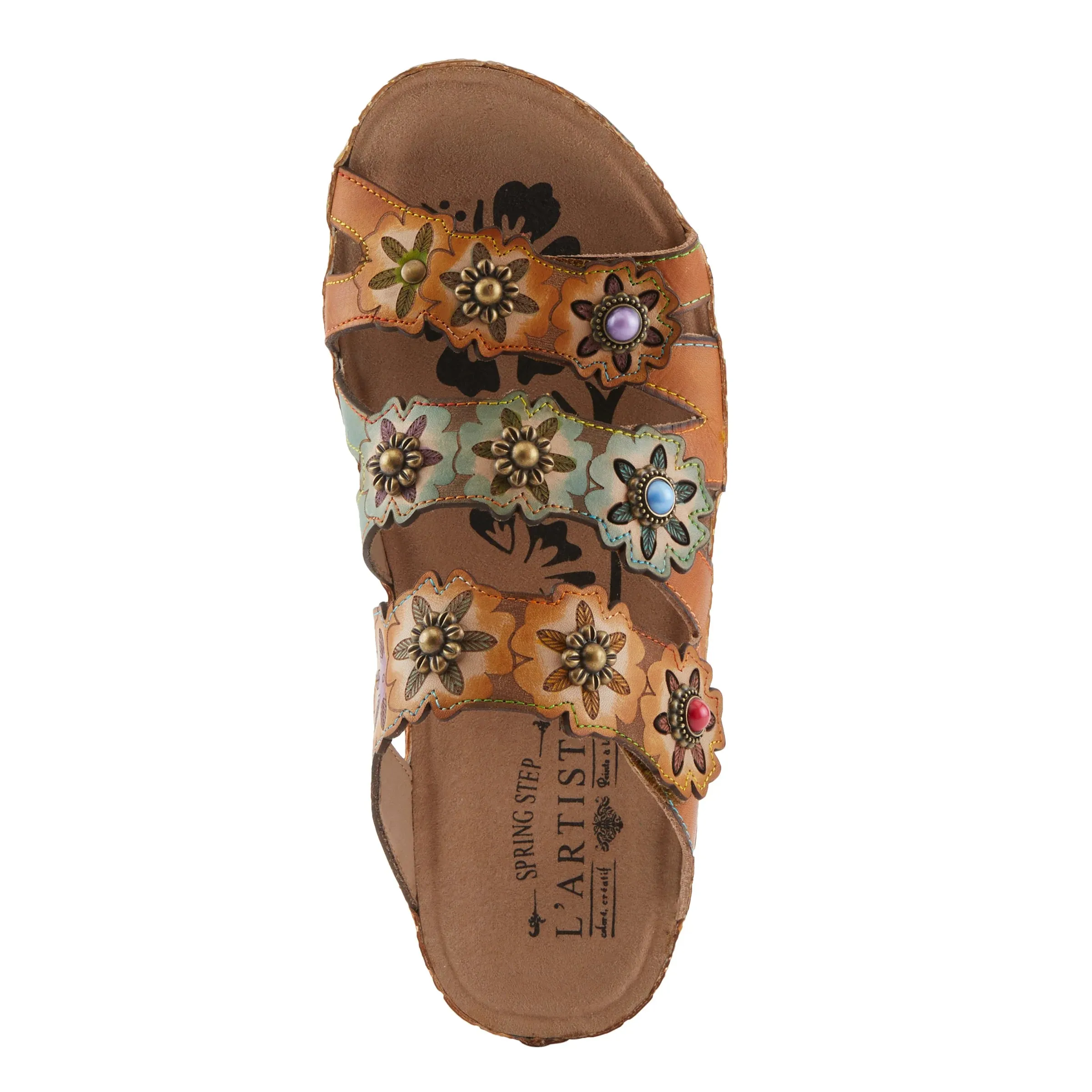 L'ARTISTE BY SPRINGSTEP CUDDLECAKE WEDGE CAMEL