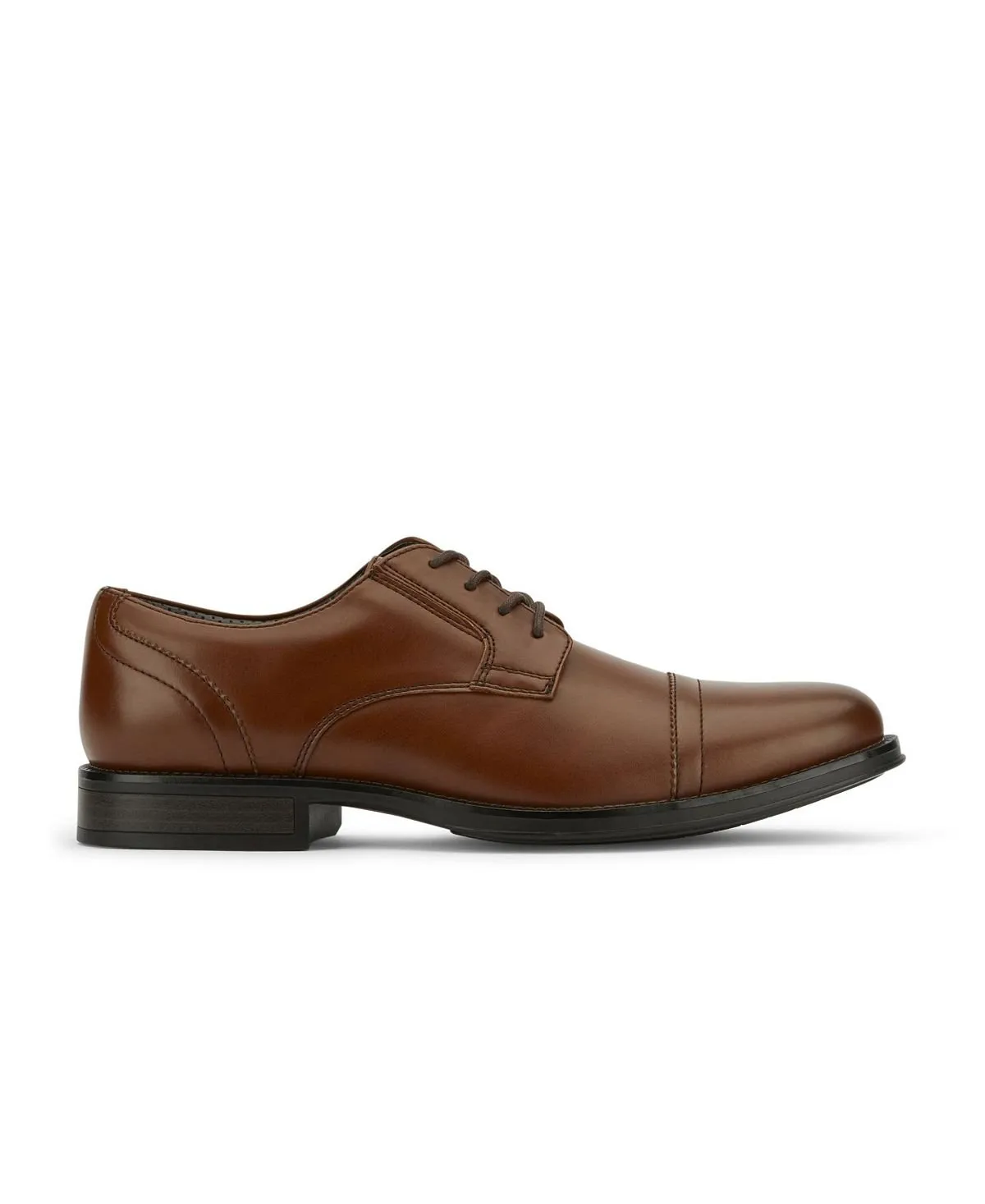 Men's dress garfield cap toe oxford Dockers, brown