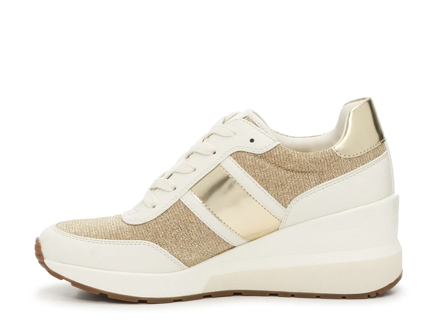 Michael Kors Mabel sneakers, white/metallic gold