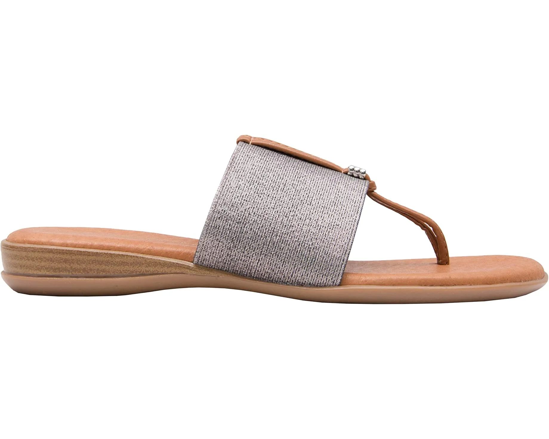 Nice Andre Assous sandals, pewter