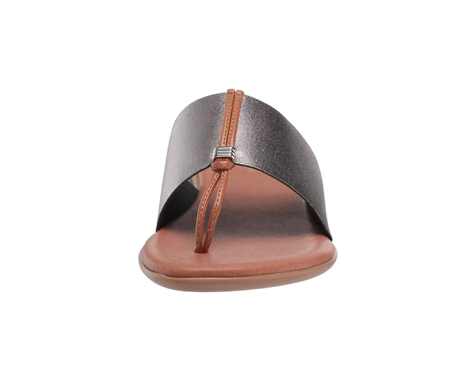 Nice Andre Assous sandals, pewter