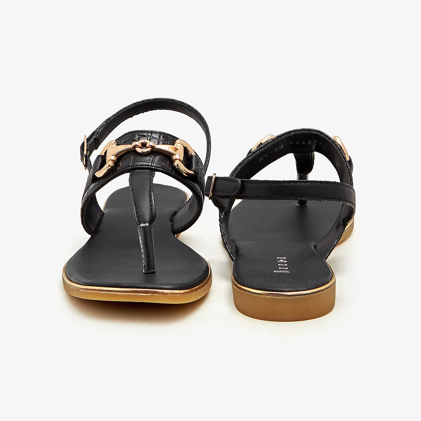 Patterned Sandals