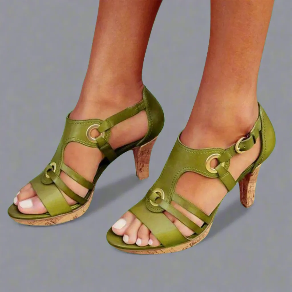 Wiebke | Romantic Open-Toe Sandals  Comfortable and Stylish